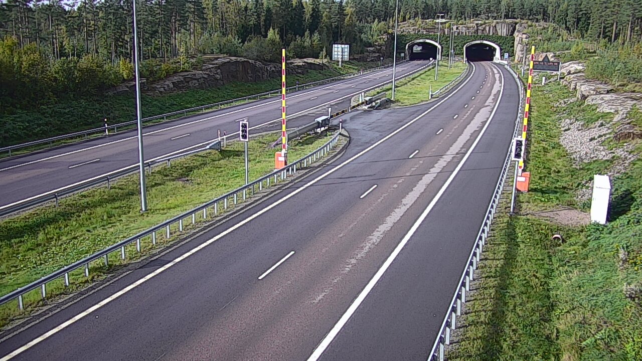 Kelikamerat Kuva Tie 7 Virolahti, Vaalimaan tunneli, puomi itä, Virolahti, Kymenlaakso