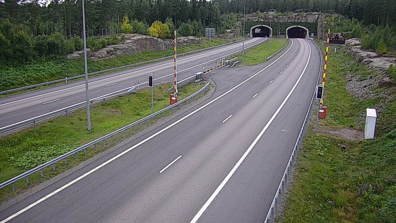 Kelikamerat Kuva Tie 7 Virolahti, Vaalimaan tunneli, puomi itä, Virolahti, Kymenlaakso