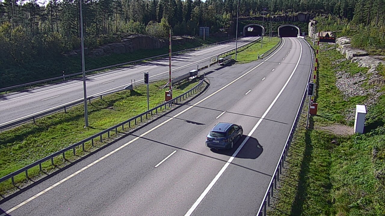 Kelikamerat Kuva Tie 7 Virolahti, Vaalimaan tunneli, puomi itä, Virolahti, Kymenlaakso