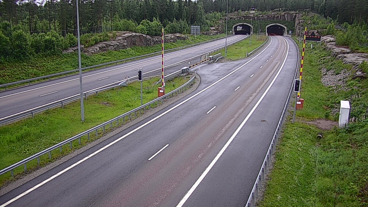 Kelikamerat Kuva Tie 7 Virolahti, Vaalimaan tunneli, puomi itä, Virolahti, Kymenlaakso
