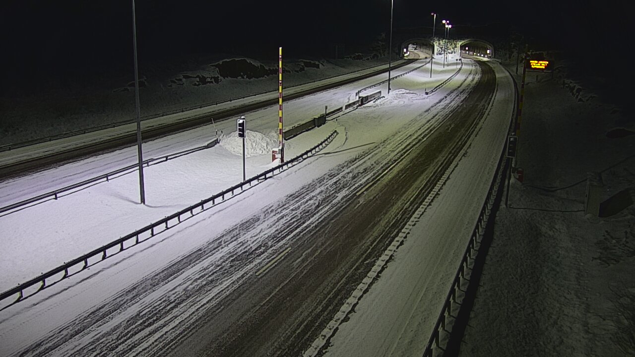 Kelikamerat Kuva Tie 7 Virolahti, Vaalimaan tunneli, puomi itä, Virolahti, Kymenlaakso