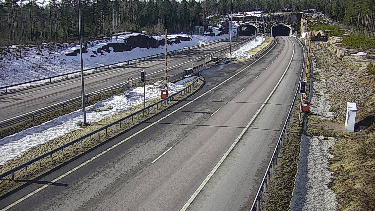 Kelikamerat Kuva Tie 7 Virolahti, Vaalimaan tunneli, puomi itä, Virolahti, Kymenlaakso