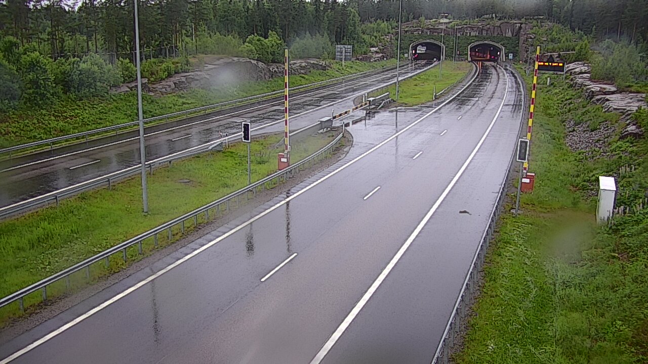 Kelikamerat Kuva Tie 7 Virolahti, Vaalimaan tunneli, puomi itä, Virolahti, Kymenlaakso