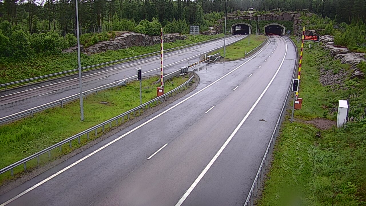 Kelikamerat Kuva Tie 7 Virolahti, Vaalimaan tunneli, puomi itä, Virolahti, Kymenlaakso