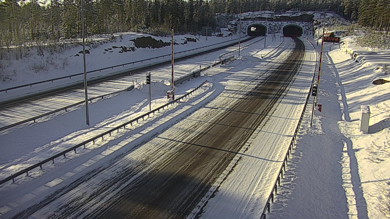 Kelikamerat Kuva Tie 7 Virolahti, Vaalimaan tunneli, puomi itä, Virolahti, Kymenlaakso