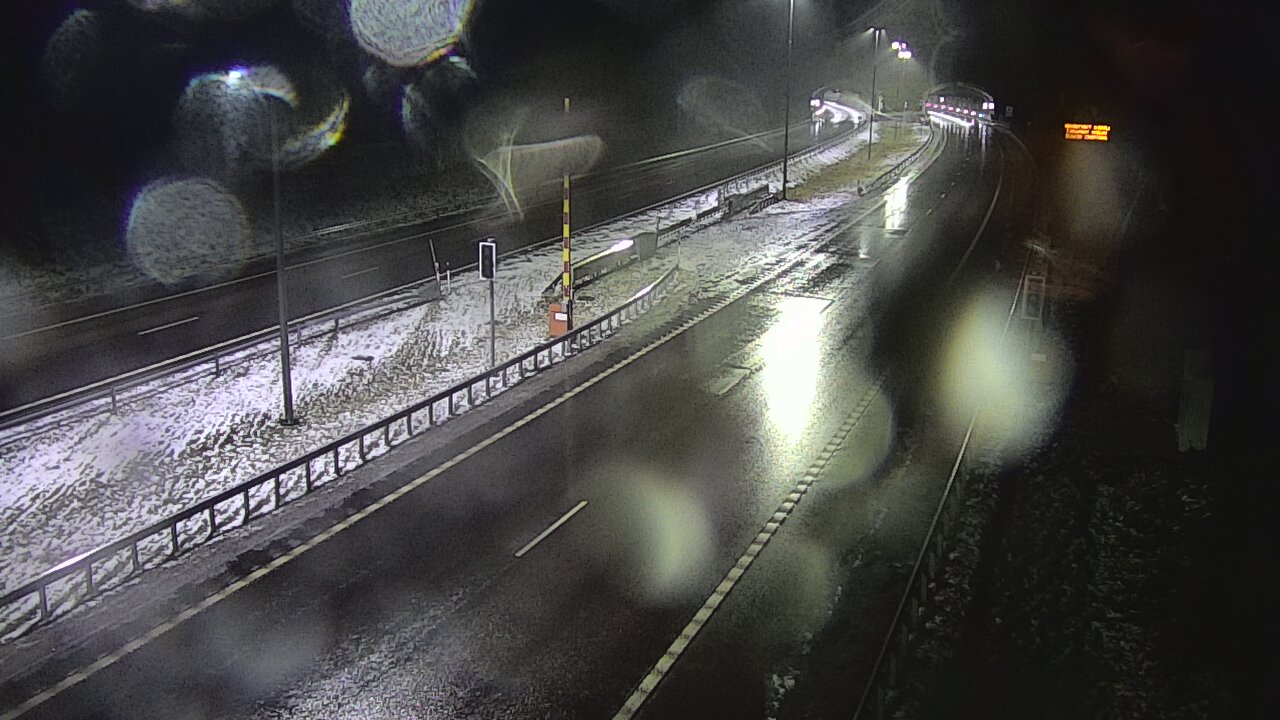Weather Camera Image Väg 7 Vederlax, Vaalimaan tunneli, bom öst, Virolahti, Kymenlaakso