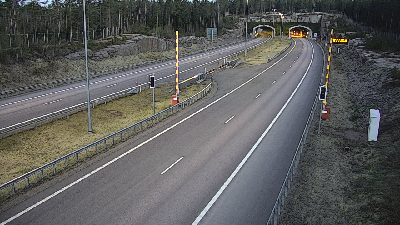 Kelikamerat Kuva Tie 7 Virolahti, Vaalimaan tunneli, puomi itä, Virolahti, Kymenlaakso