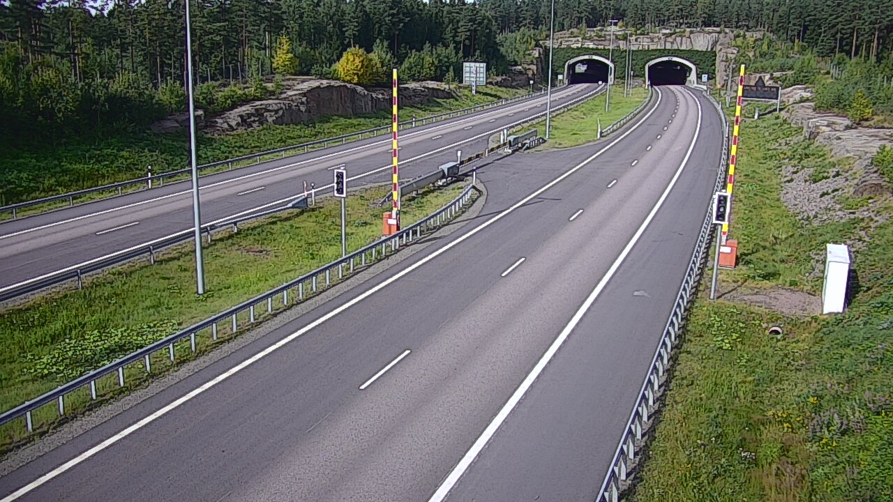 Weather Camera Image Road 7 Virolahti, Vaalimaan tunneli, boom east, Virolahti, Kymenlaakso