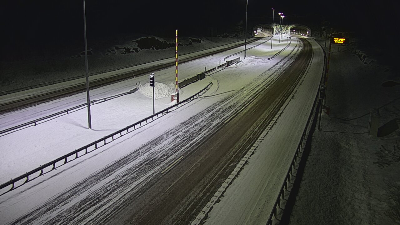 Kelikamerat Kuva Tie 7 Virolahti, Vaalimaan tunneli, puomi itä, Virolahti, Kymenlaakso
