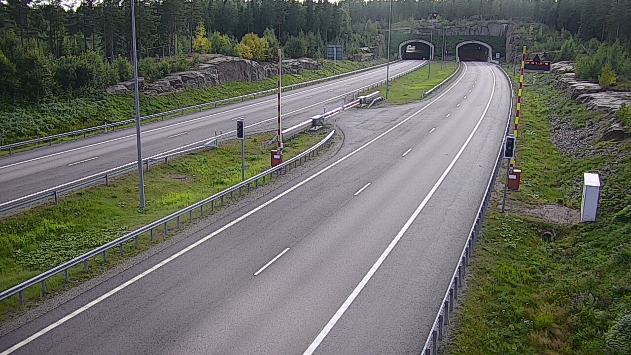 Kelikamerat Kuva Tie 7 Virolahti, Vaalimaan tunneli, puomi itä, Virolahti, Kymenlaakso