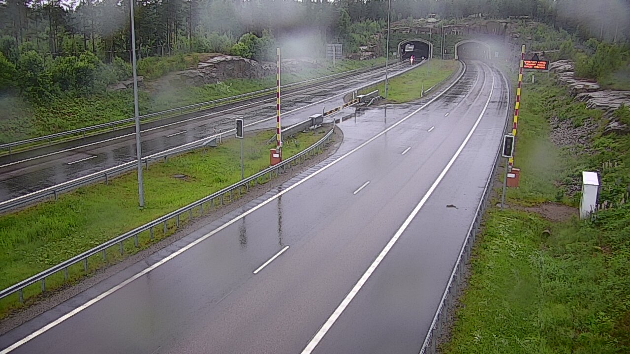 Kelikamerat Kuva Tie 7 Virolahti, Vaalimaan tunneli, puomi itä, Virolahti, Kymenlaakso