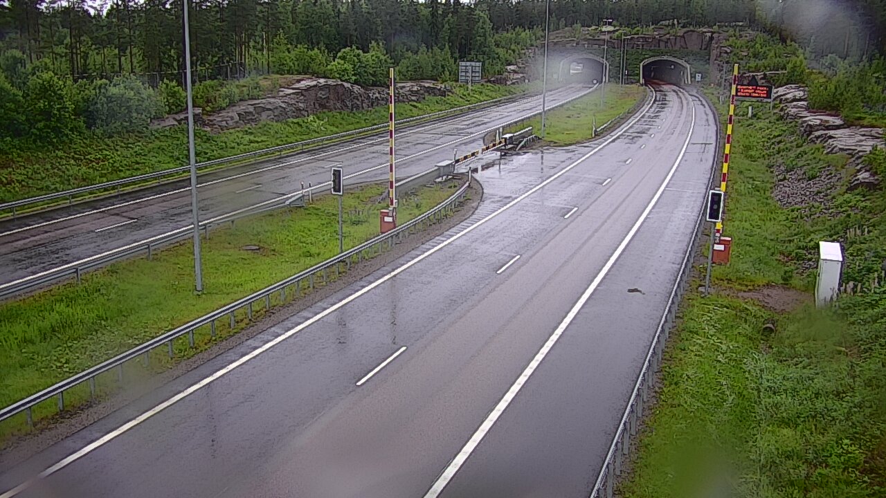 Kelikamerat Kuva Tie 7 Virolahti, Vaalimaan tunneli, puomi itä, Virolahti, Kymenlaakso