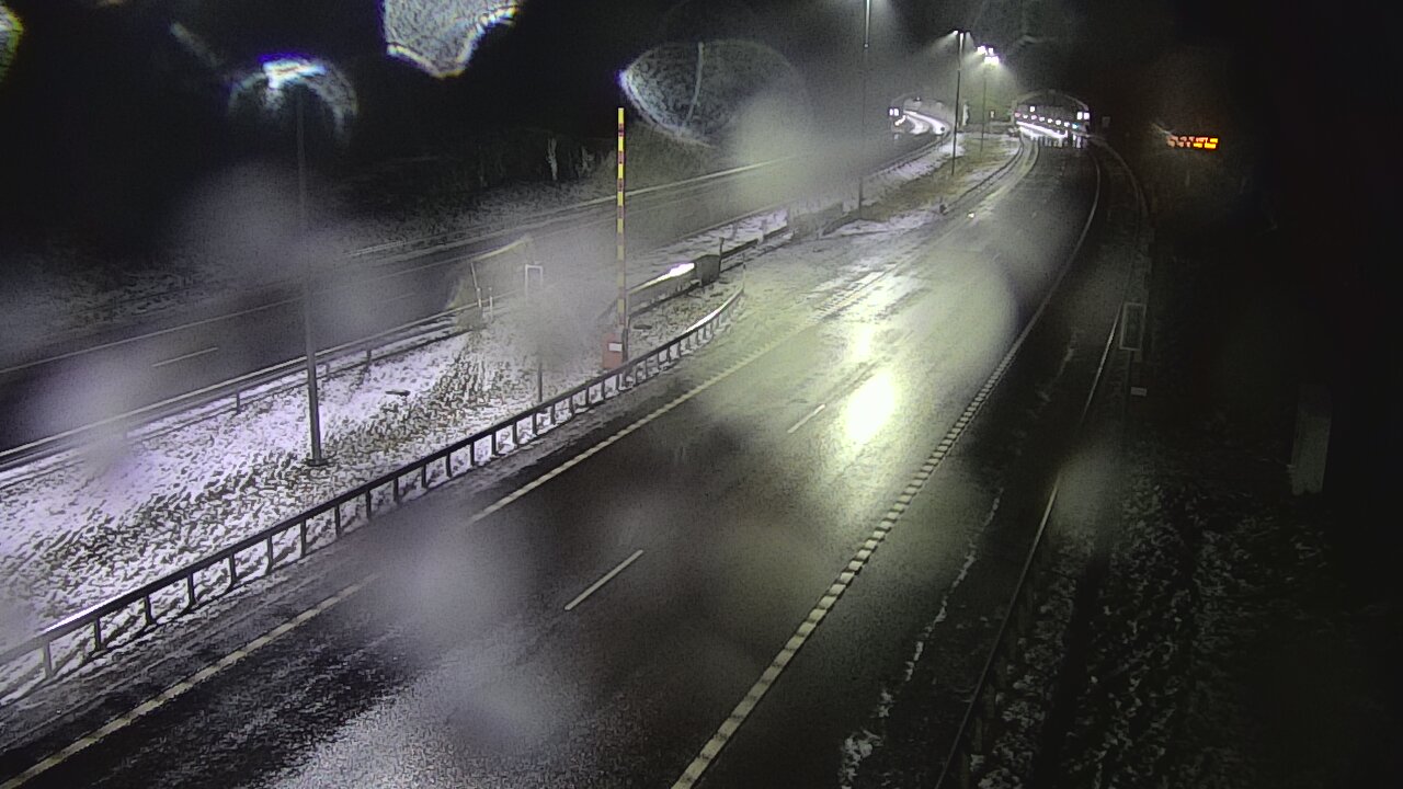 Weather Camera Image Väg 7 Vederlax, Vaalimaan tunneli, bom öst, Virolahti, Kymenlaakso