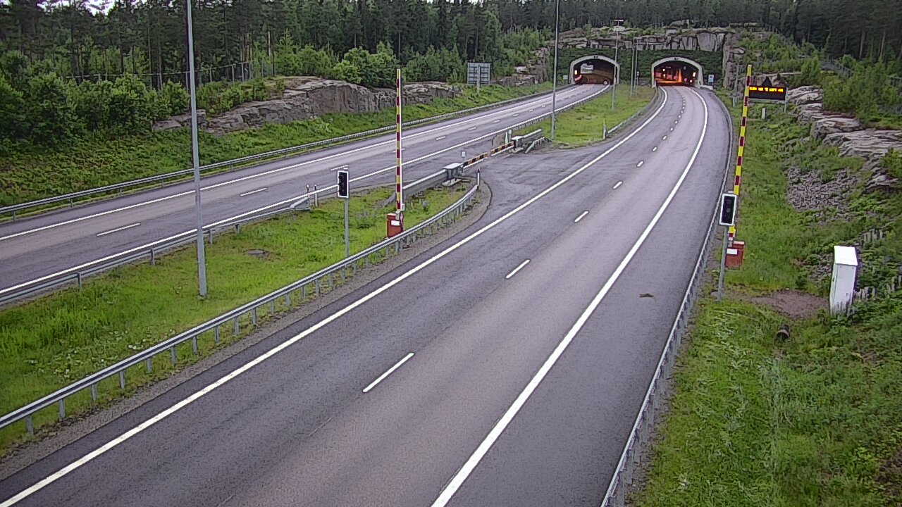 Kelikamerat Kuva Tie 7 Virolahti, Vaalimaan tunneli, puomi itä, Virolahti, Kymenlaakso