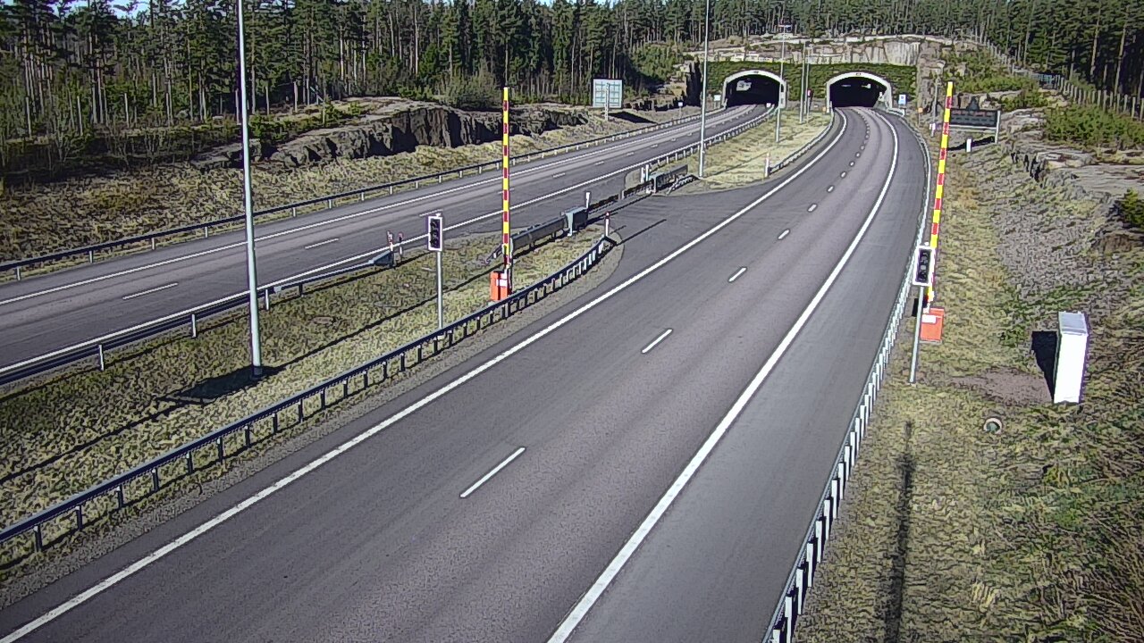 Kelikamerat Kuva Tie 7 Virolahti, Vaalimaan tunneli, puomi itä, Virolahti, Kymenlaakso