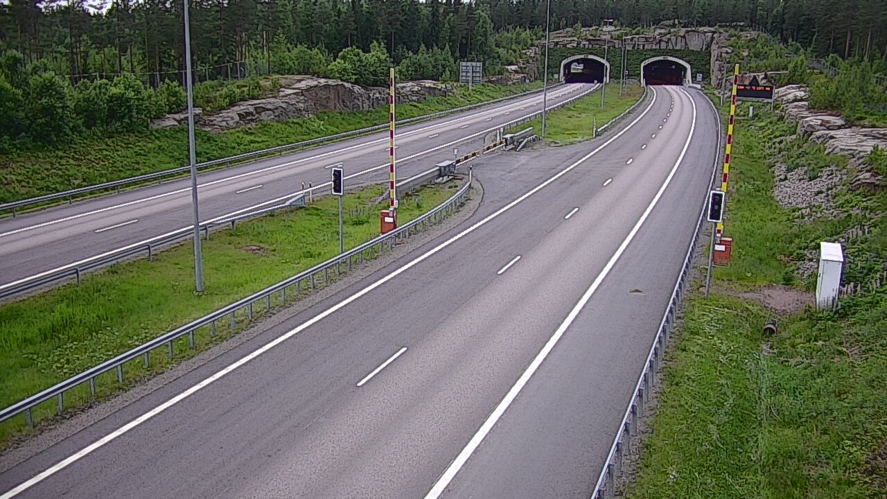 Kelikamerat Kuva Tie 7 Virolahti, Vaalimaan tunneli, puomi itä, Virolahti, Kymenlaakso
