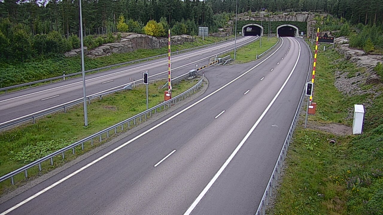 Kelikamerat Kuva Tie 7 Virolahti, Vaalimaan tunneli, puomi itä, Virolahti, Kymenlaakso