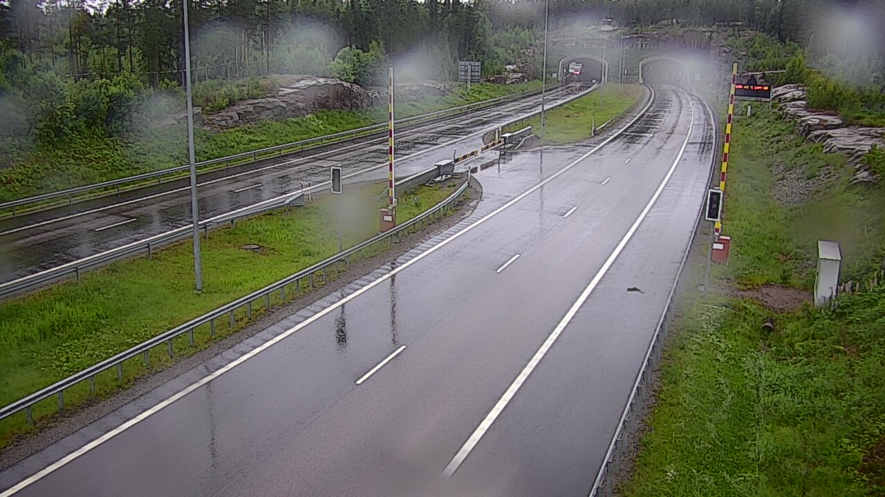 Kelikamerat Kuva Tie 7 Virolahti, Vaalimaan tunneli, puomi itä, Virolahti, Kymenlaakso