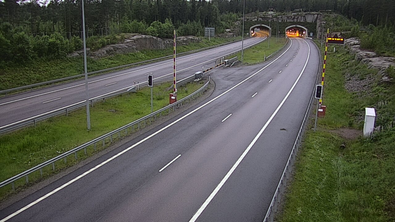 Kelikamerat Kuva Tie 7 Virolahti, Vaalimaan tunneli, puomi itä, Virolahti, Kymenlaakso