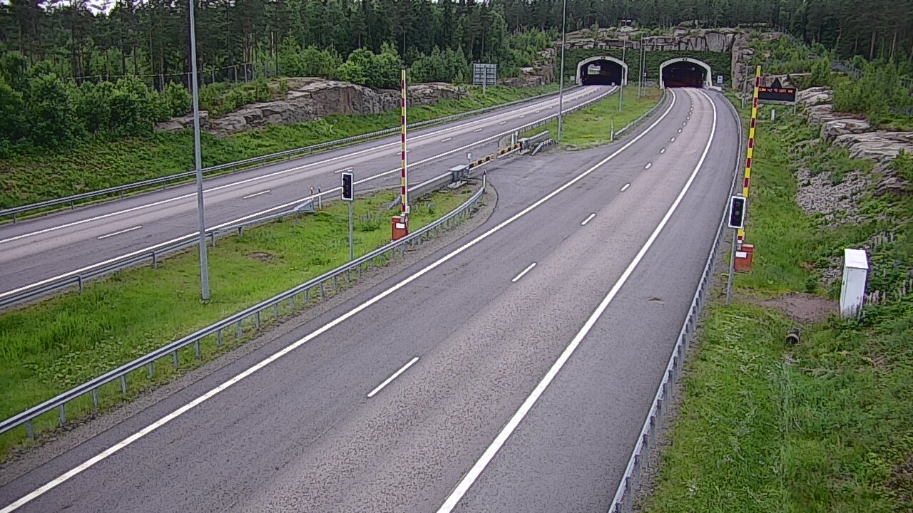 Kelikamerat Kuva Tie 7 Virolahti, Vaalimaan tunneli, puomi itä, Virolahti, Kymenlaakso