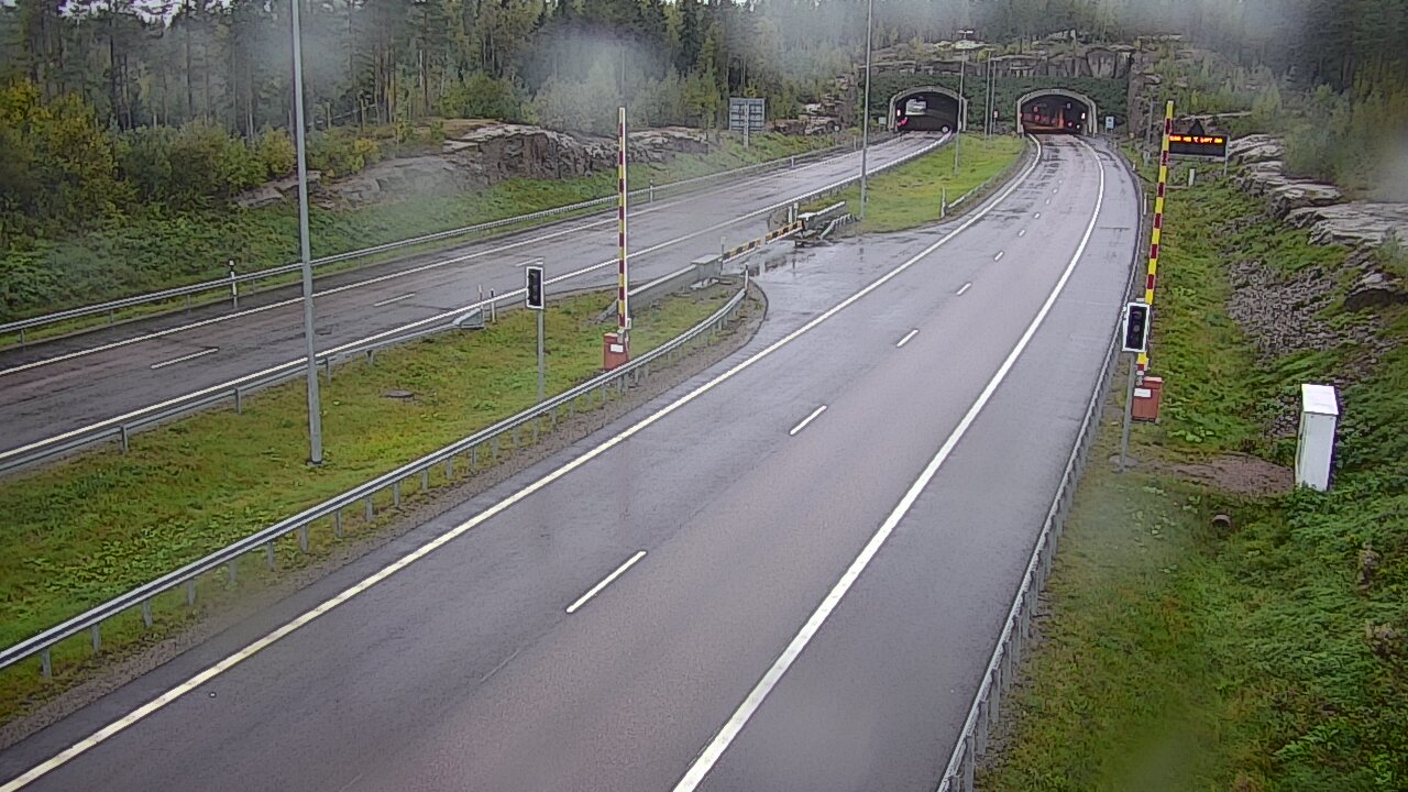 Kelikamerat Kuva Tie 7 Virolahti, Vaalimaan tunneli, puomi itä, Virolahti, Kymenlaakso