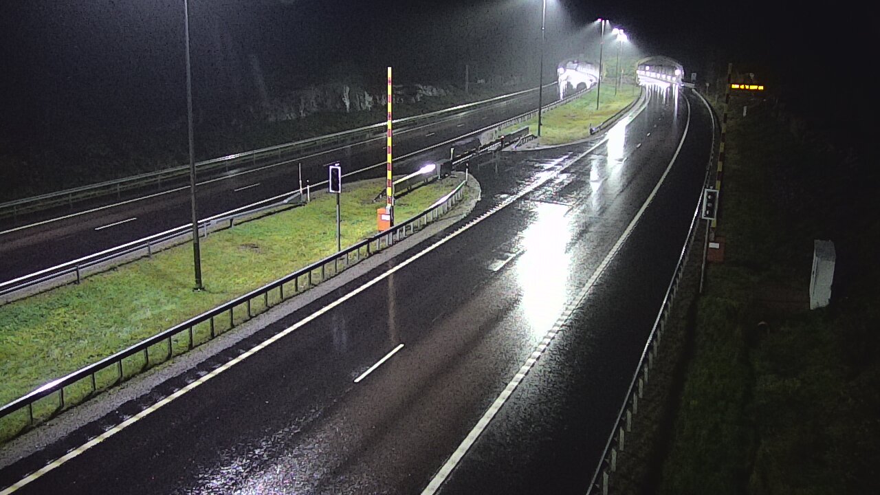 Weather Camera Image Road 7 Virolahti, Vaalimaan tunneli, boom east, Virolahti, Kymenlaakso