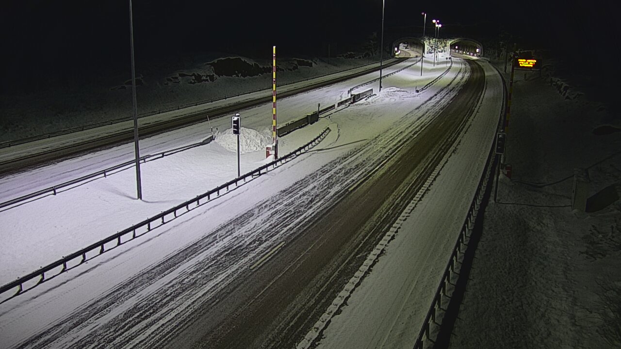 Kelikamerat Kuva Tie 7 Virolahti, Vaalimaan tunneli, puomi itä, Virolahti, Kymenlaakso