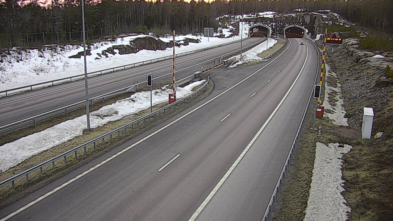 Kelikamerat Kuva Tie 7 Virolahti, Vaalimaan tunneli, puomi itä, Virolahti, Kymenlaakso