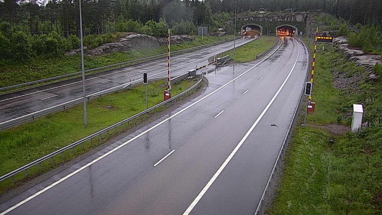 Kelikamerat Kuva Tie 7 Virolahti, Vaalimaan tunneli, puomi itä, Virolahti, Kymenlaakso