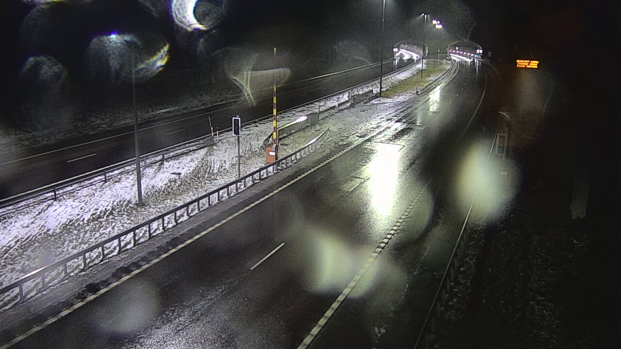Weather Camera Image Väg 7 Vederlax, Vaalimaan tunneli, bom öst, Virolahti, Kymenlaakso