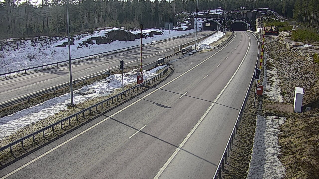 Kelikamerat Kuva Tie 7 Virolahti, Vaalimaan tunneli, puomi itä, Virolahti, Kymenlaakso