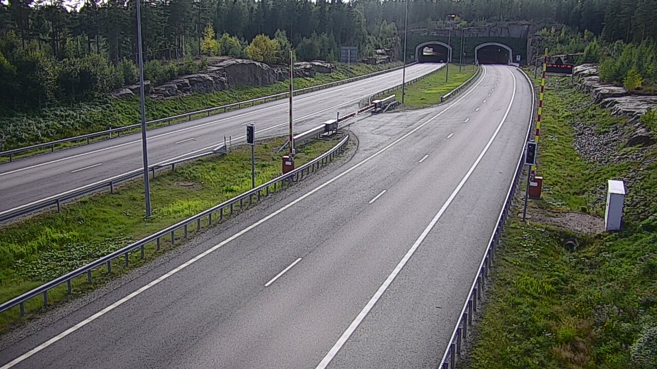 Kelikamerat Kuva Tie 7 Virolahti, Vaalimaan tunneli, puomi itä, Virolahti, Kymenlaakso
