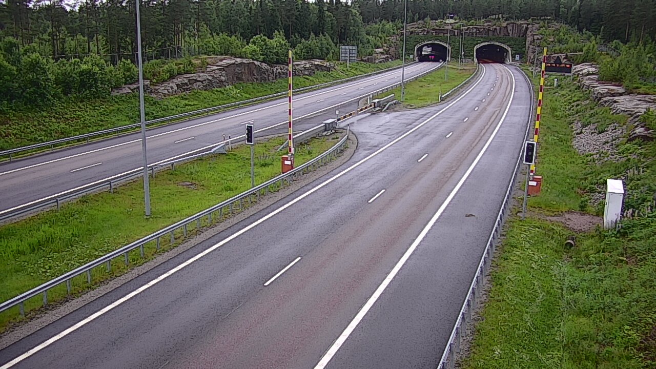 Kelikamerat Kuva Tie 7 Virolahti, Vaalimaan tunneli, puomi itä, Virolahti, Kymenlaakso