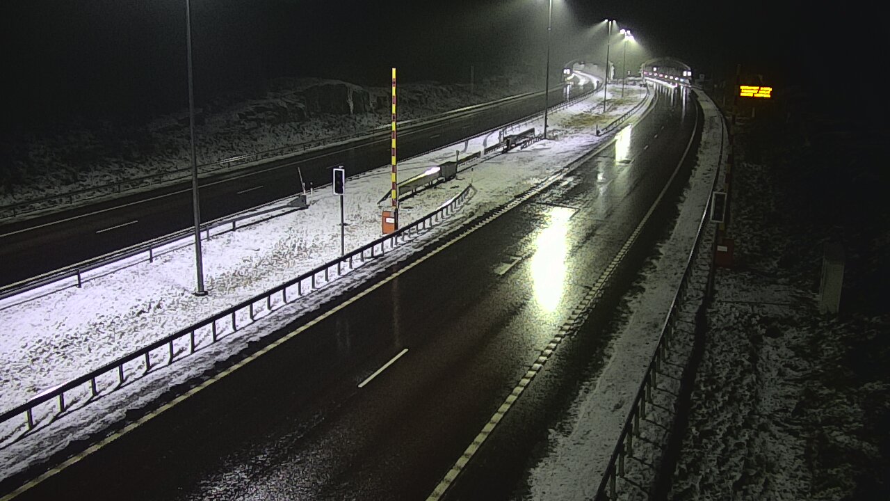 Weather Camera Image Väg 7 Vederlax, Vaalimaan tunneli, bom öst, Virolahti, Kymenlaakso