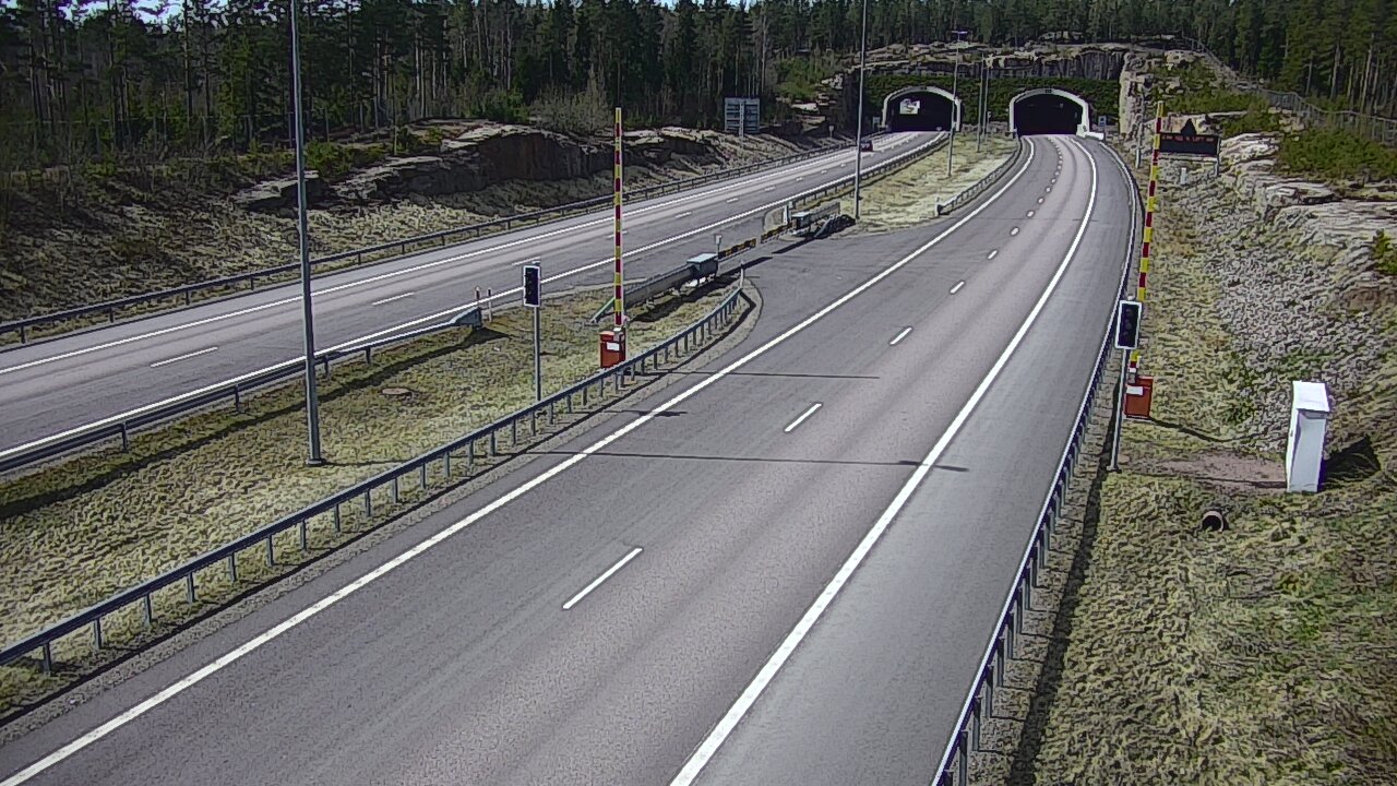 Kelikamerat Kuva Tie 7 Virolahti, Vaalimaan tunneli, puomi itä, Virolahti, Kymenlaakso