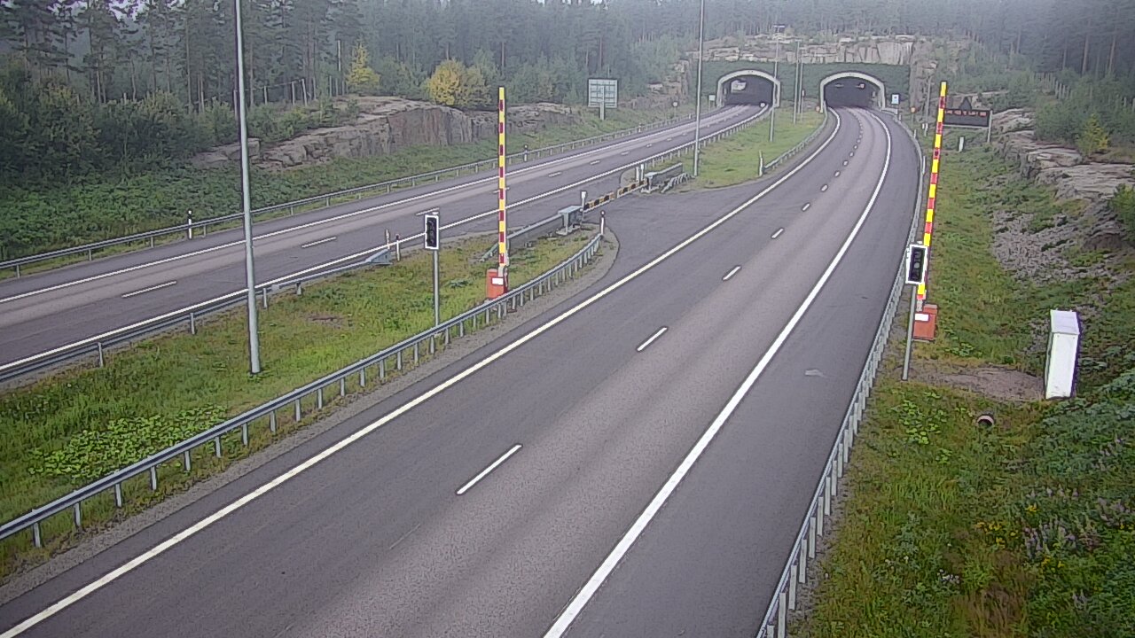 Weather Camera Image Road 7 Virolahti, Vaalimaan tunneli, boom east, Virolahti, Kymenlaakso