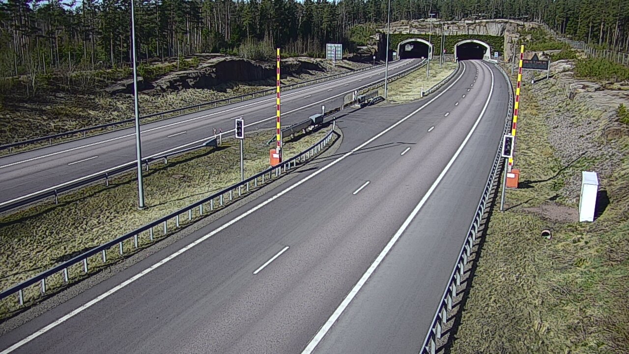 Kelikamerat Kuva Tie 7 Virolahti, Vaalimaan tunneli, puomi itä, Virolahti, Kymenlaakso