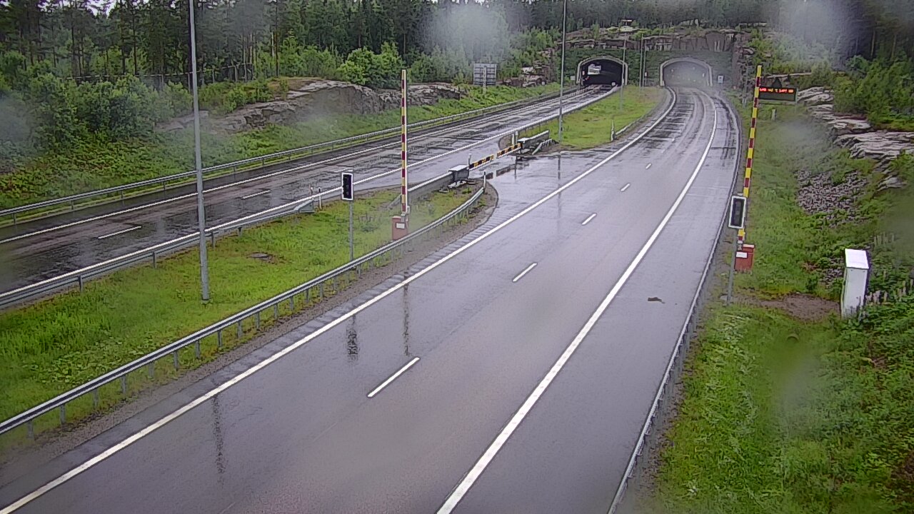 Kelikamerat Kuva Tie 7 Virolahti, Vaalimaan tunneli, puomi itä, Virolahti, Kymenlaakso