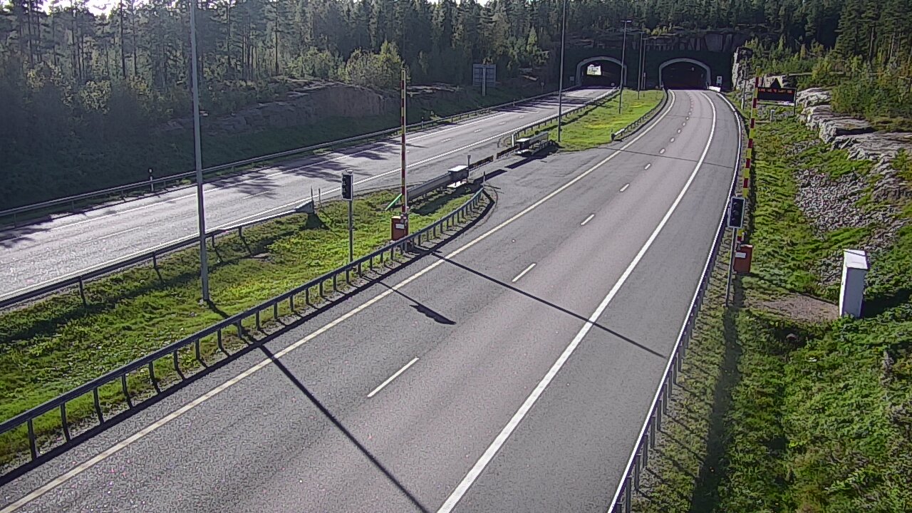 Kelikamerat Kuva Tie 7 Virolahti, Vaalimaan tunneli, puomi itä, Virolahti, Kymenlaakso