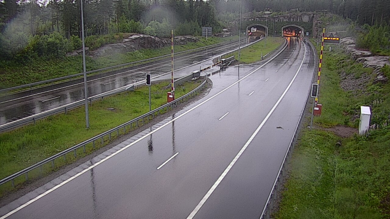 Kelikamerat Kuva Tie 7 Virolahti, Vaalimaan tunneli, puomi itä, Virolahti, Kymenlaakso