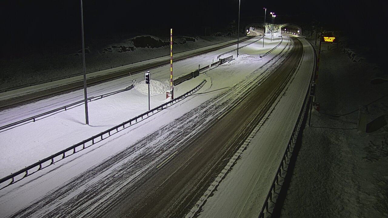 Kelikamerat Kuva Tie 7 Virolahti, Vaalimaan tunneli, puomi itä, Virolahti, Kymenlaakso