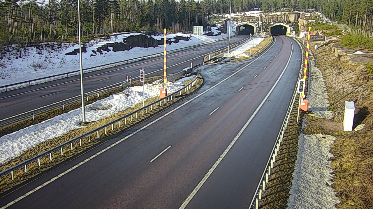 Kelikamerat Kuva Tie 7 Virolahti, Vaalimaan tunneli, puomi itä, Virolahti, Kymenlaakso
