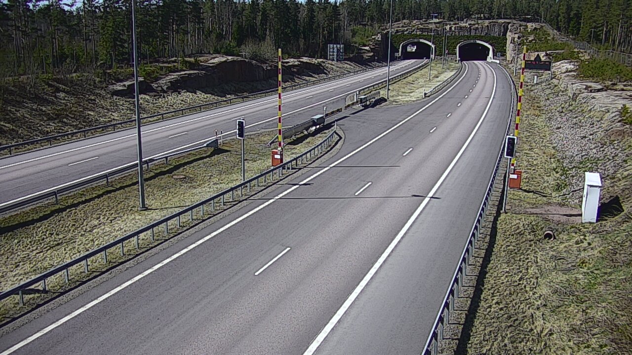 Kelikamerat Kuva Tie 7 Virolahti, Vaalimaan tunneli, puomi itä, Virolahti, Kymenlaakso