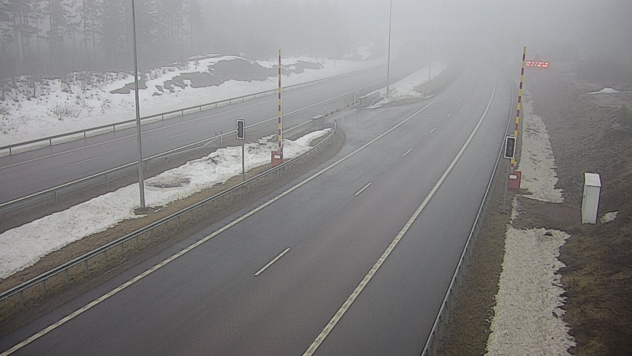 Kelikamerat Kuva Tie 7 Virolahti, Vaalimaan tunneli, puomi itä, Virolahti, Kymenlaakso