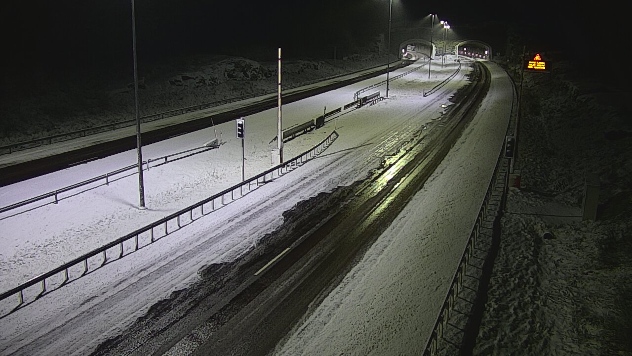 Kelikamerat Kuva Tie 7 Virolahti, Vaalimaan tunneli, puomi itä, Virolahti, Kymenlaakso