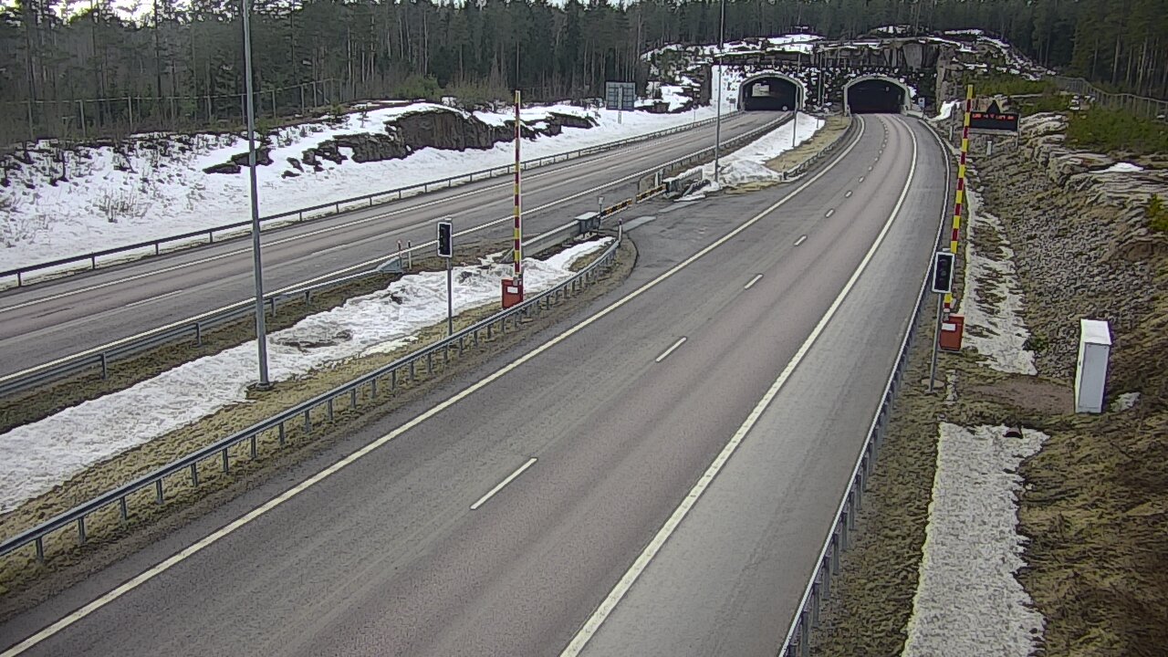 Kelikamerat Kuva Tie 7 Virolahti, Vaalimaan tunneli, puomi itä, Virolahti, Kymenlaakso