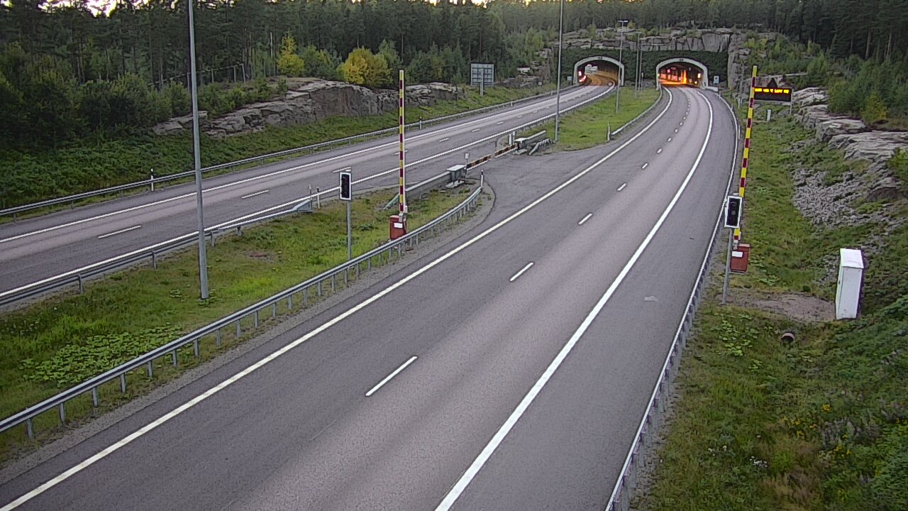 Kelikamerat Kuva Tie 7 Virolahti, Vaalimaan tunneli, puomi itä, Virolahti, Kymenlaakso