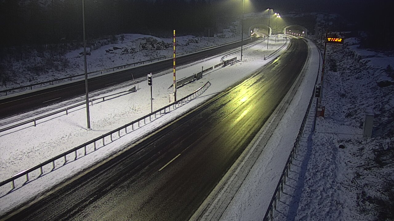 Kelikamerat Kuva Tie 7 Virolahti, Vaalimaan tunneli, puomi itä, Virolahti, Kymenlaakso