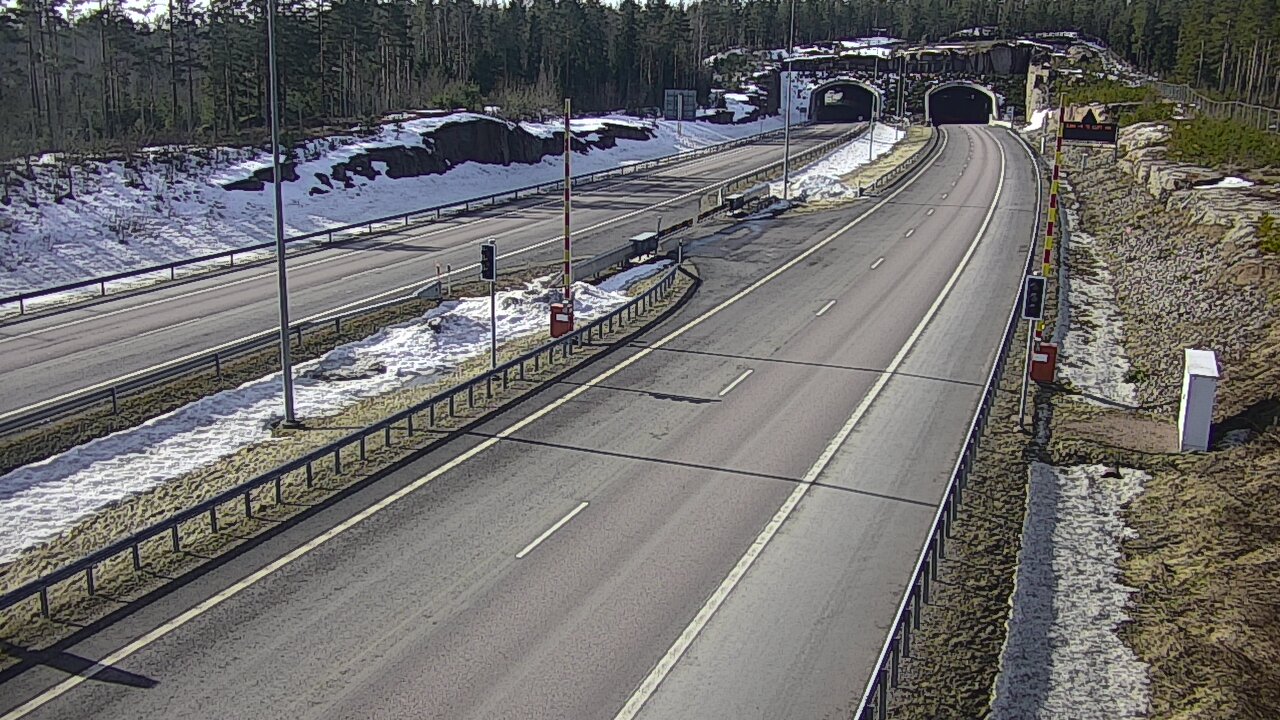 Kelikamerat Kuva Tie 7 Virolahti, Vaalimaan tunneli, puomi itä, Virolahti, Kymenlaakso