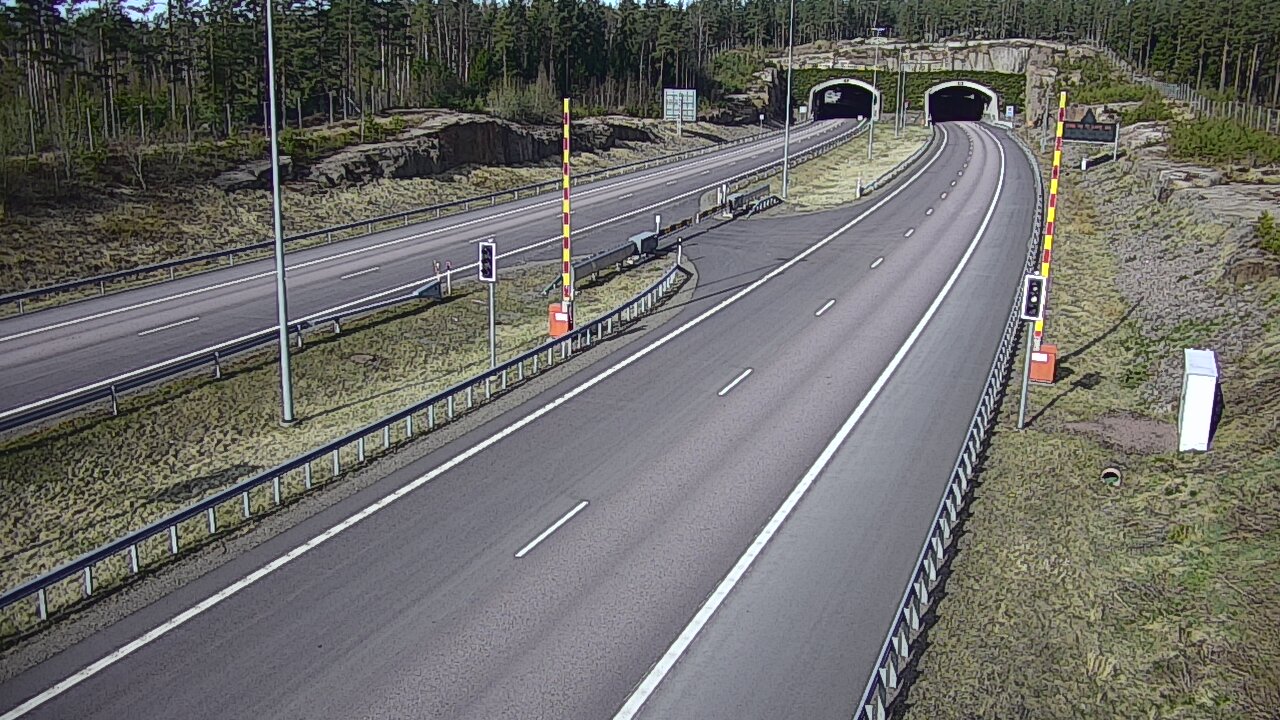 Kelikamerat Kuva Tie 7 Virolahti, Vaalimaan tunneli, puomi itä, Virolahti, Kymenlaakso